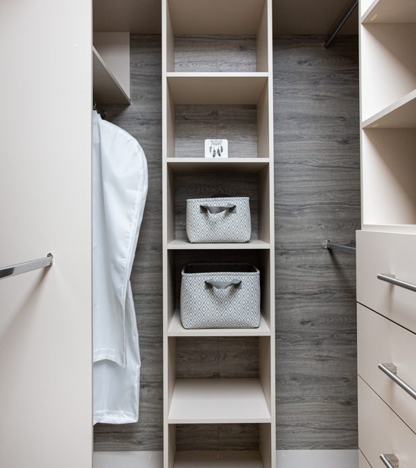 Walk in wardrobe interior